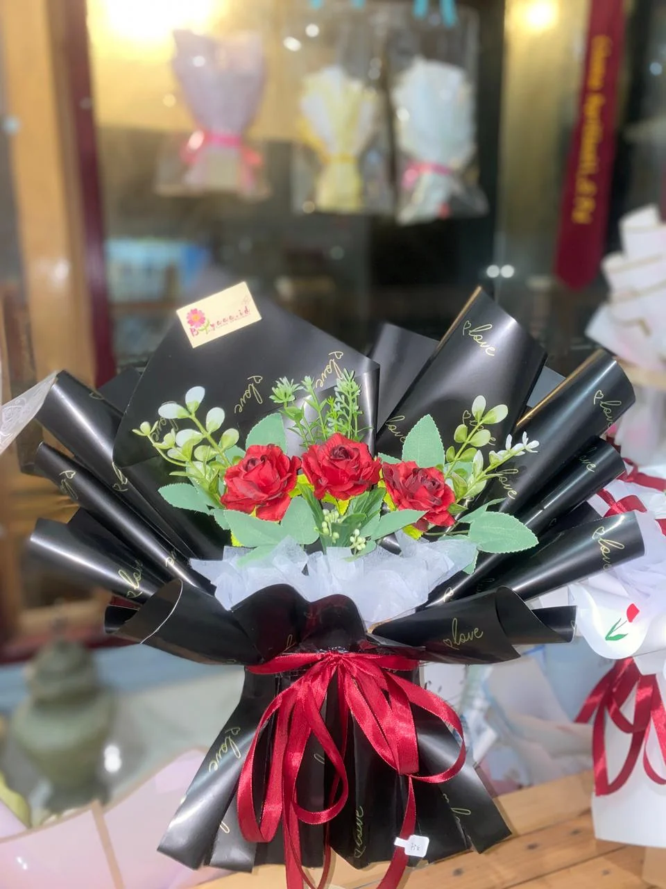 Bouquet Midnight Rose Elegance 