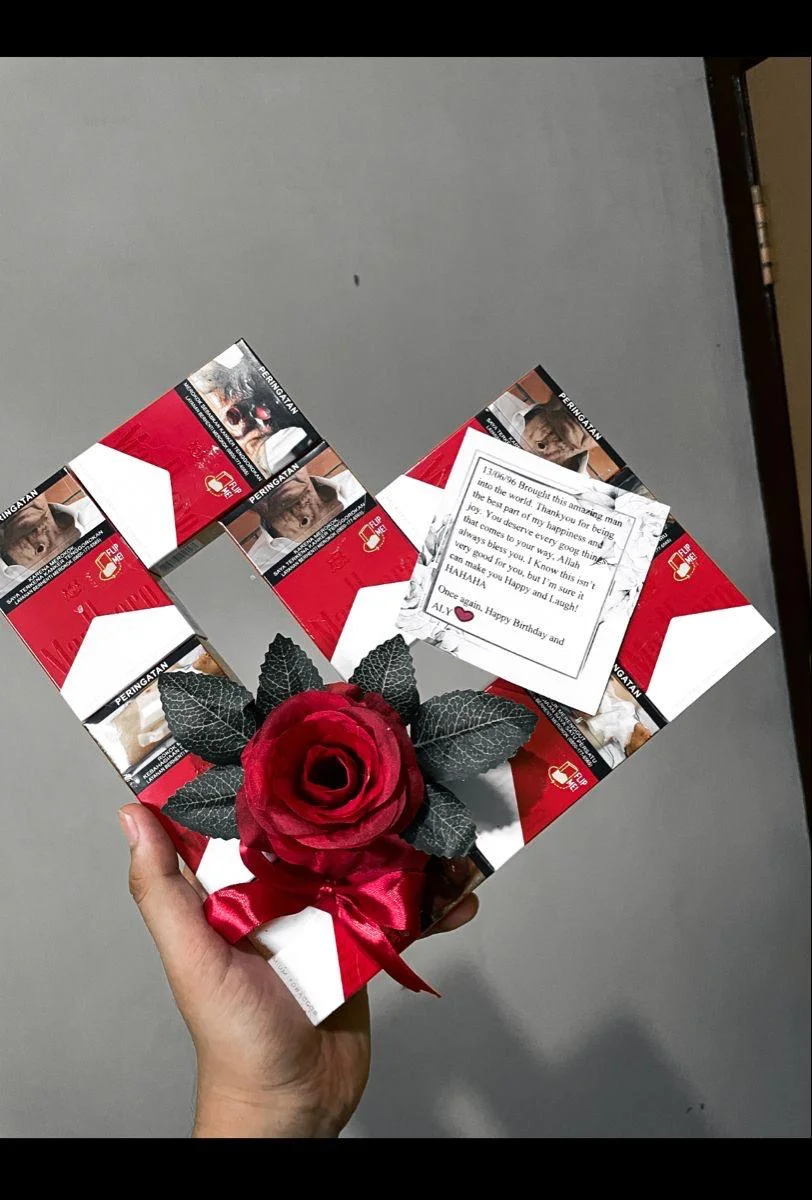 Minimalist Crimson Heart Custom Gift