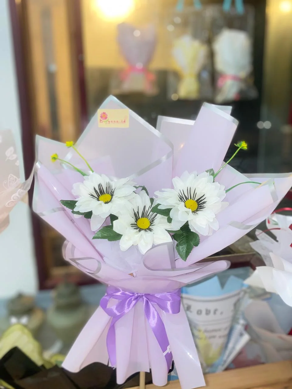 Bouquet Serene Daisy Pastel 